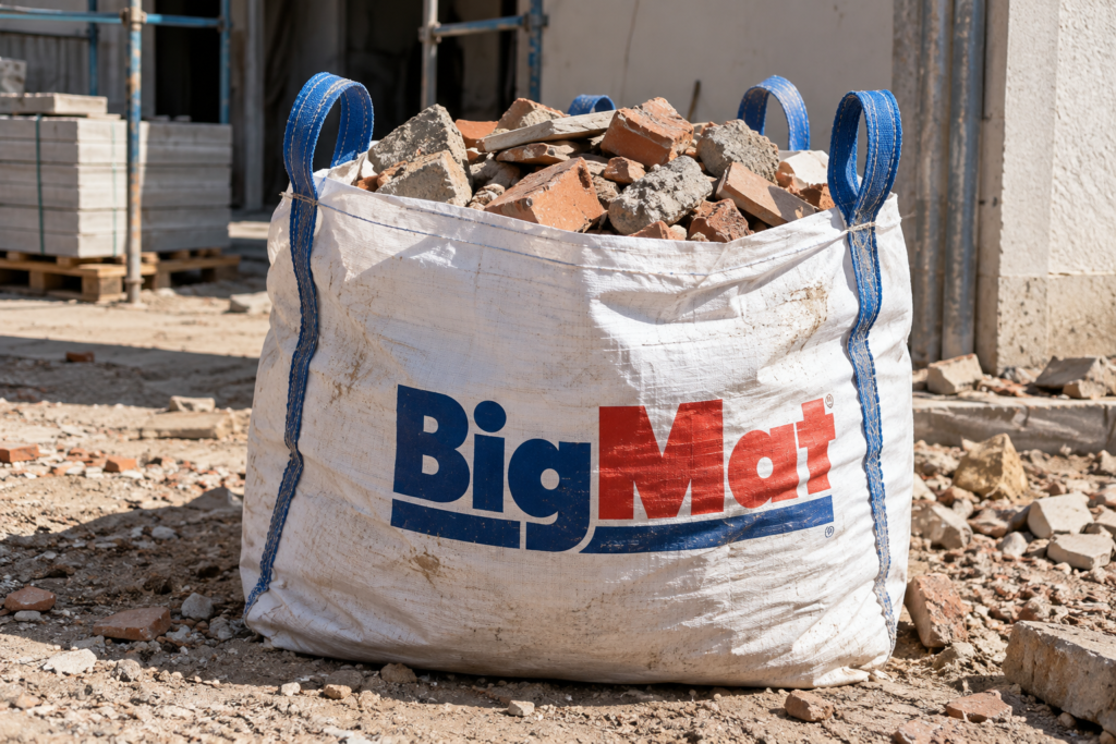 recogida de escombro en guijuelo en big bag